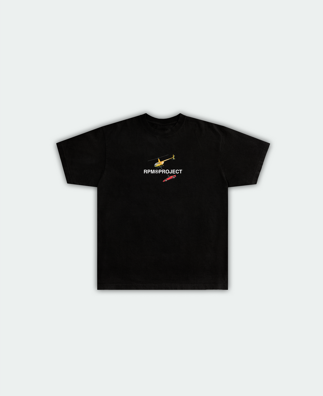 rpm helicopter shirt